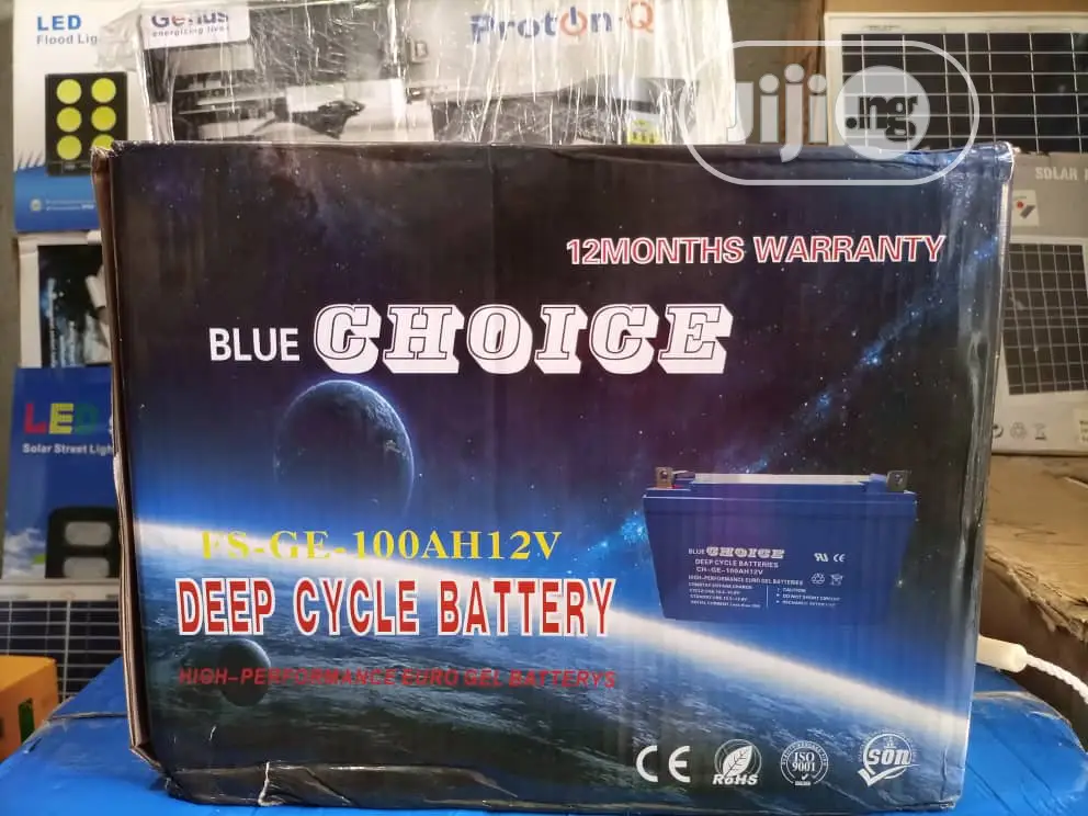 Blue Choice Solar Battery 100ah