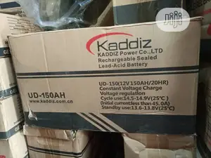 Kaddiz Solar Battery 150ah