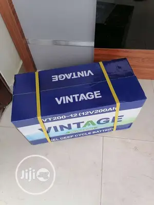 Vintage Gel Battery 12v200ah 63kg With One Year Warranty