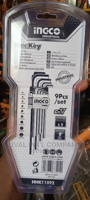 Hex Key (Allen Key 9pcs Set)