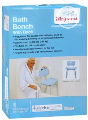 Bath Bench With Back