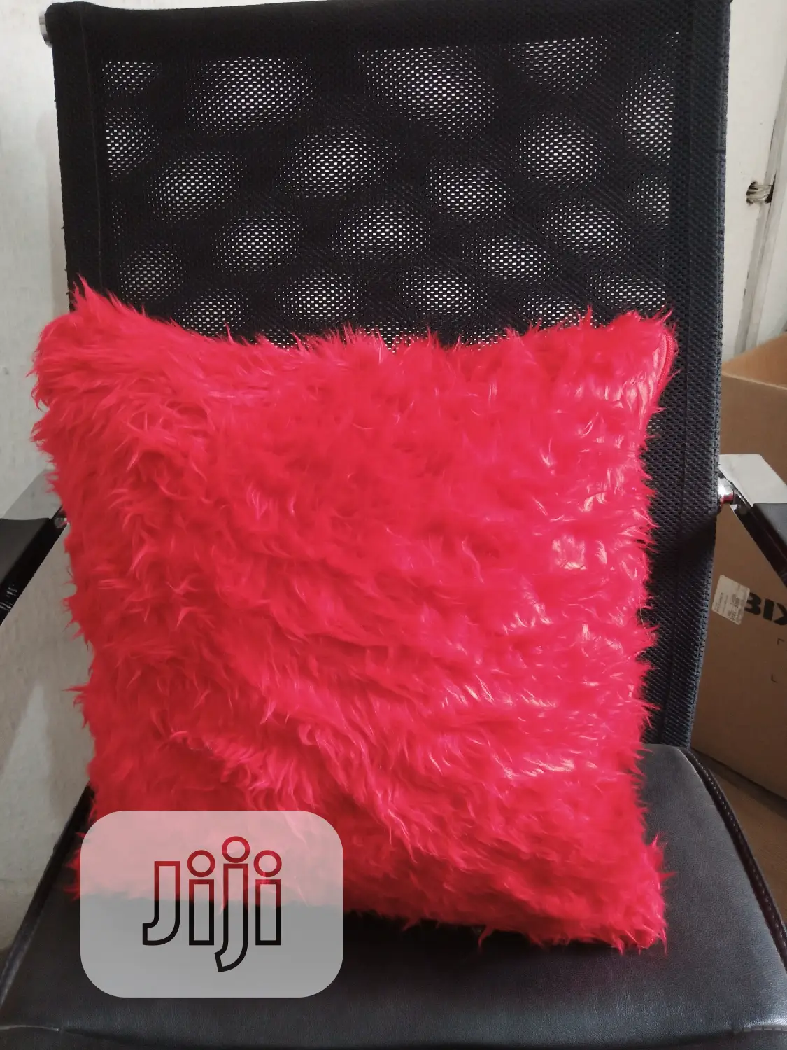 Furry and Fabric Throw Pillows