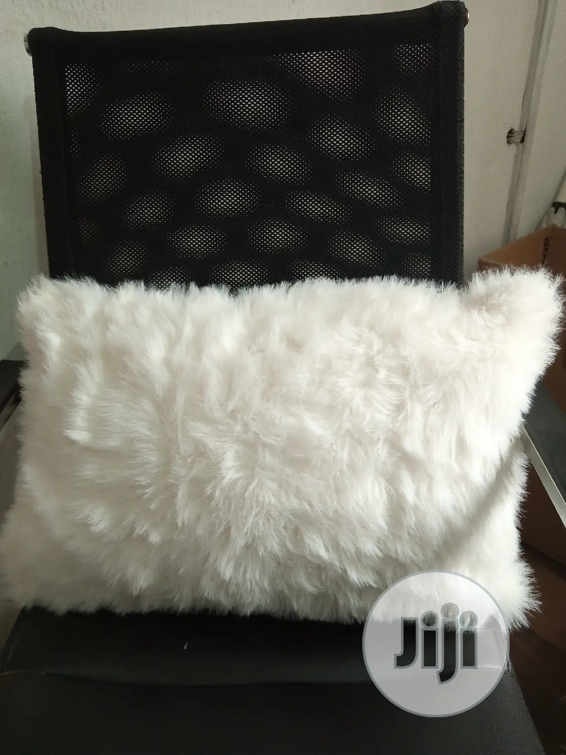 Furry and Fabric Throw Pillows