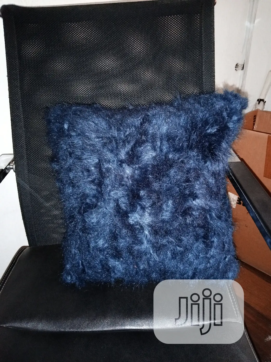 Furry and Fabric Throw Pillows