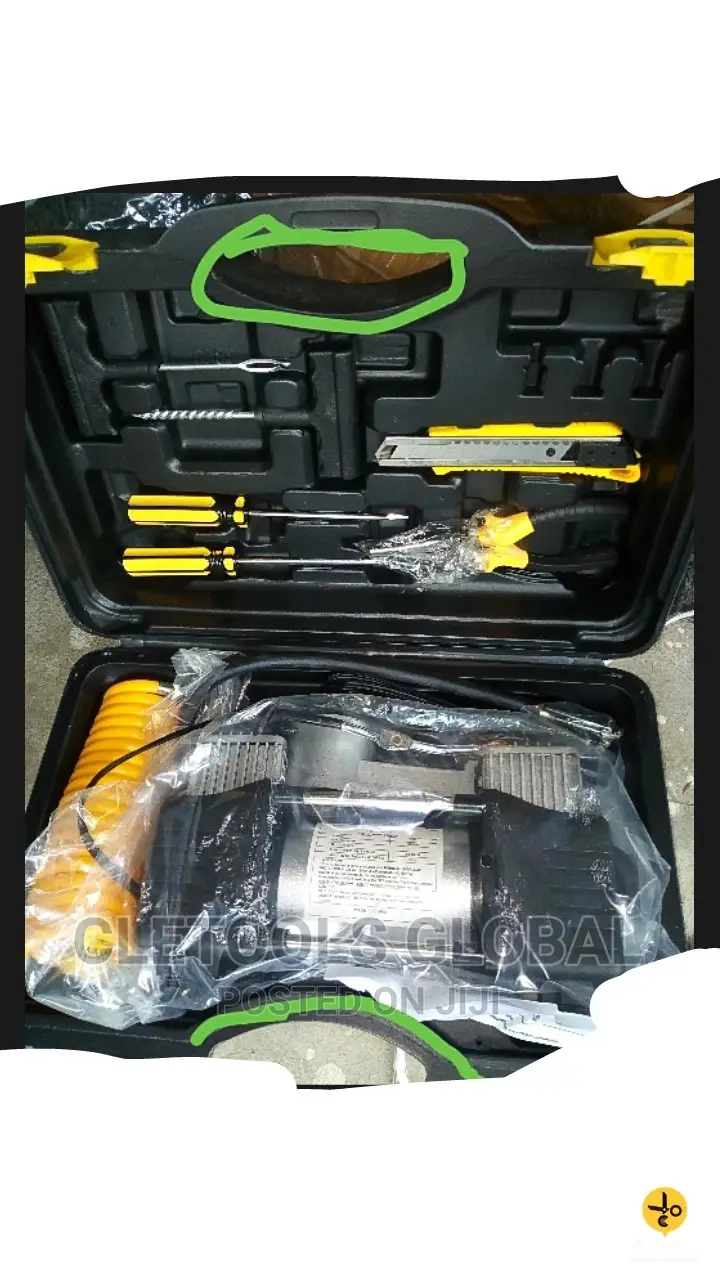 2 Cylinder Air Compressor With Tools