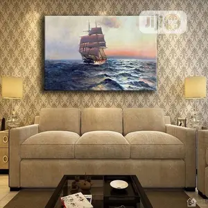 Sailing Ship Artwork With Frame