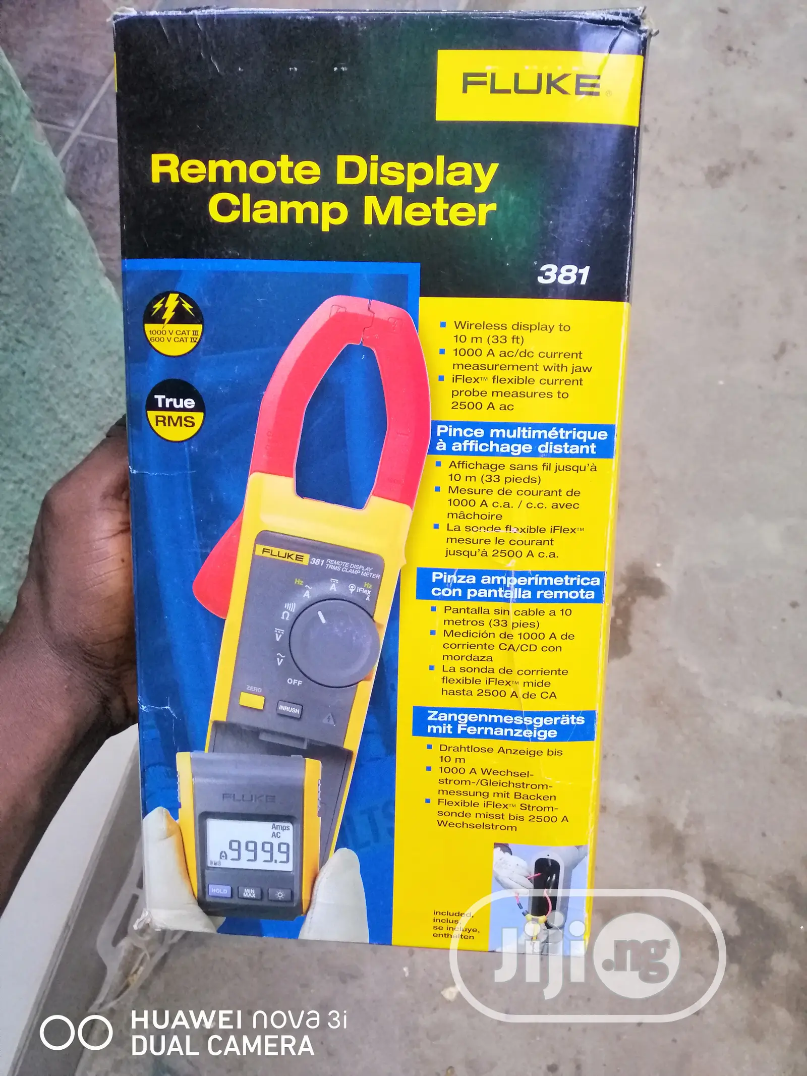 Fluke 381 Remote Display Clamp Meter
