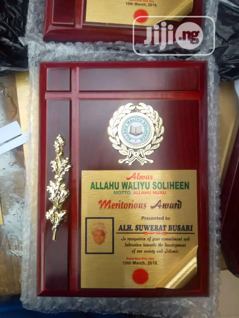 Awards And Plagues