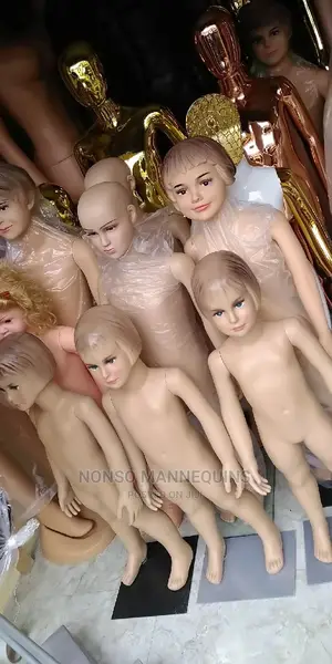 All Brown Colour Kids Plastic Male Mannequins