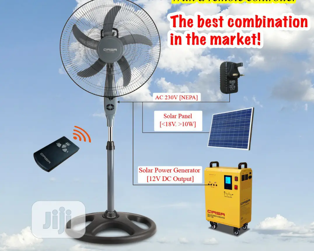 18" Qasa AC/DC Standing Fan
