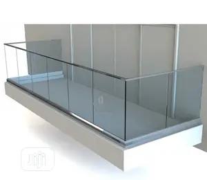 U-channel Balcony Glass Rail