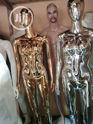 Gold and Silvered Coloured Mannequin
