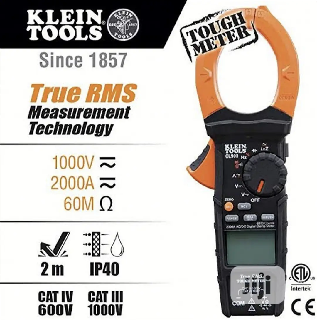 Klein Tools CL900 2000A AC-DC Clamp Meter