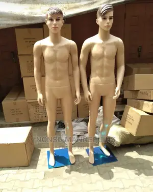 Plastic Male Mannequin With Fine Face