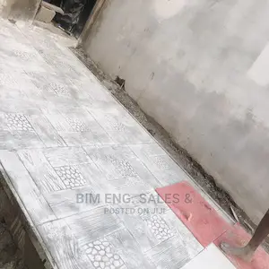 Compound Stamped Floor Polishing Design