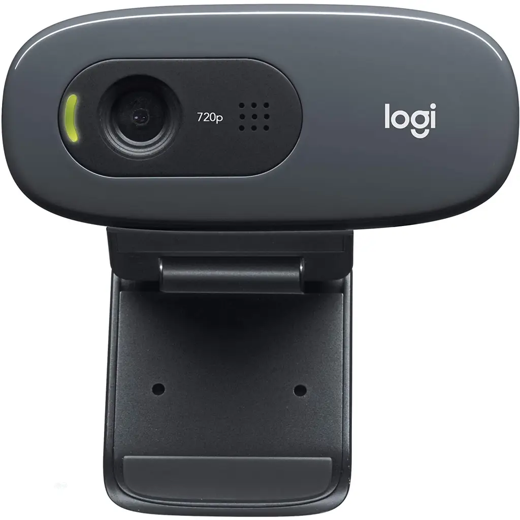 Logitech C270 HD Webcam, 720p Video -Black