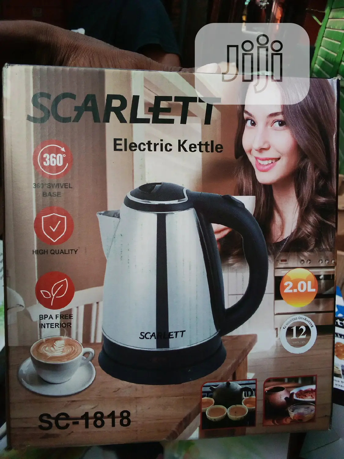 2.0litre Cordless Electric Kettle/Jug