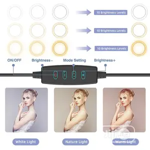 Universal Selfie Ring Light With Phone Holder