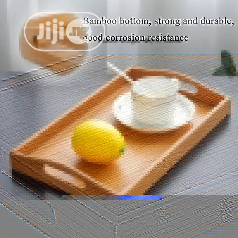 3pcs Bamboo Tray Set