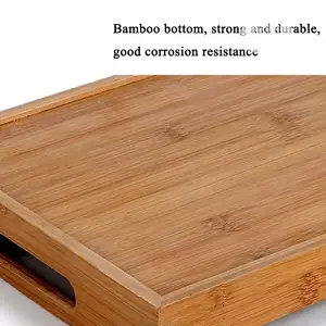 3pcs Bamboo Tray Set