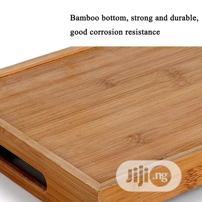 3pcs Bamboo Tray Set