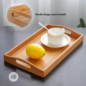 3pcs Bamboo Tray Set