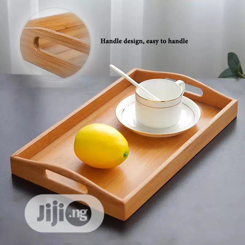 3pcs Bamboo Tray Set