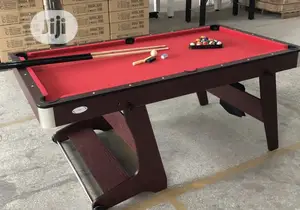 6ft Foldable Snooker Table Red New
