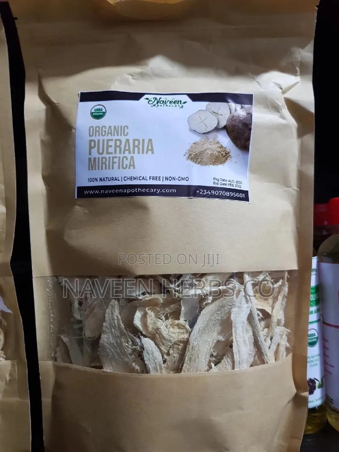Pure Organic Pueraria Mirifica - 50grams