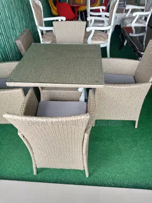 Out Door Cain Chairs and Table