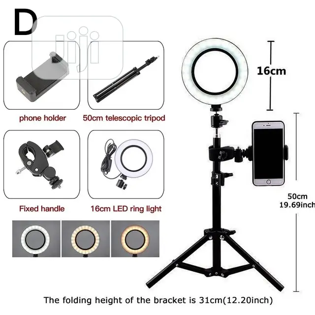 Youtube LED Selfie Three-Speed Cold Warm Stepless Lighting