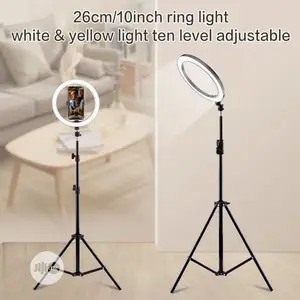 Ring Light Video Lamp With 10inche/160cm Tripod Ring