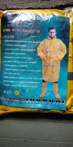 Gown Raincoat With Reflector