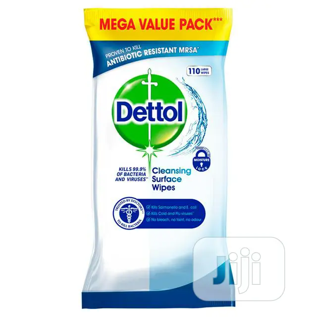 Dettol Cleansing Surface Wipes - 110 Large Wipes
