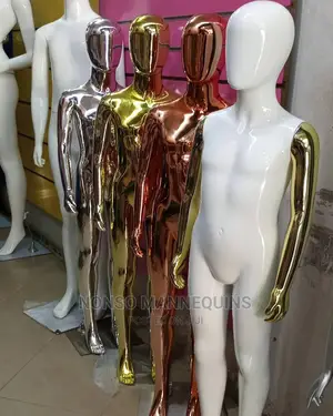 Different Colours Kids Display Chrome Mannequins