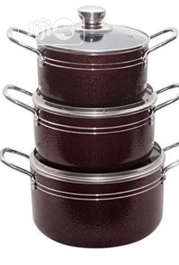 Master Chef 3 Sets Non Stick Cooking Pot