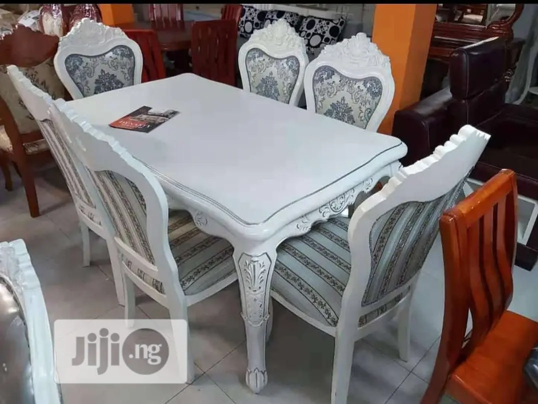 Pure Wooden White Dinning Set