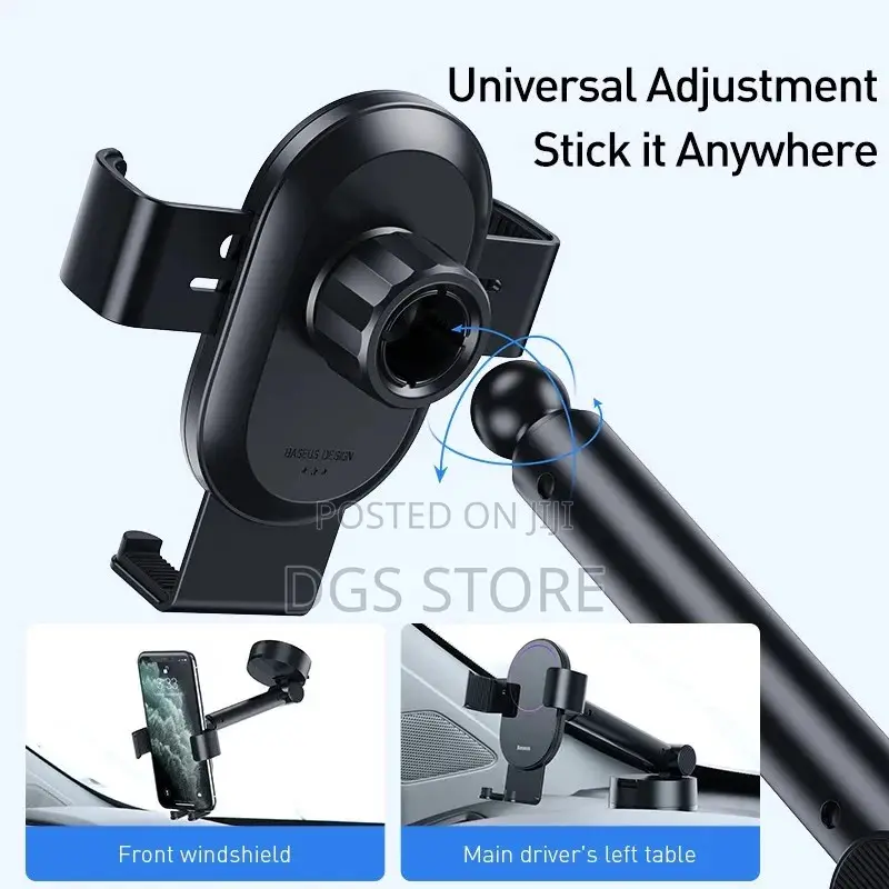 Baseus Simplism Gravity Car Mount Holder With Suction Base