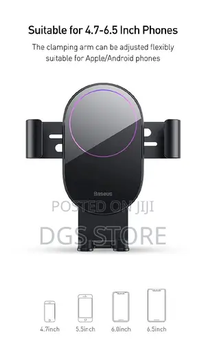 Baseus Simplism Gravity Car Mount Holder With Suction Base