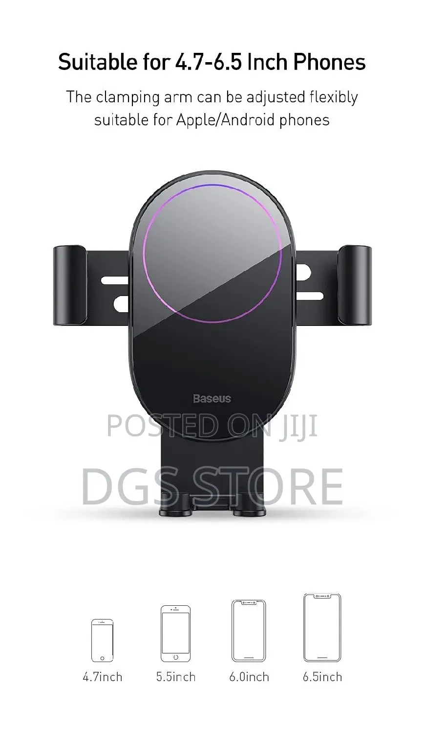 Baseus Simplism Gravity Car Mount Holder With Suction Base