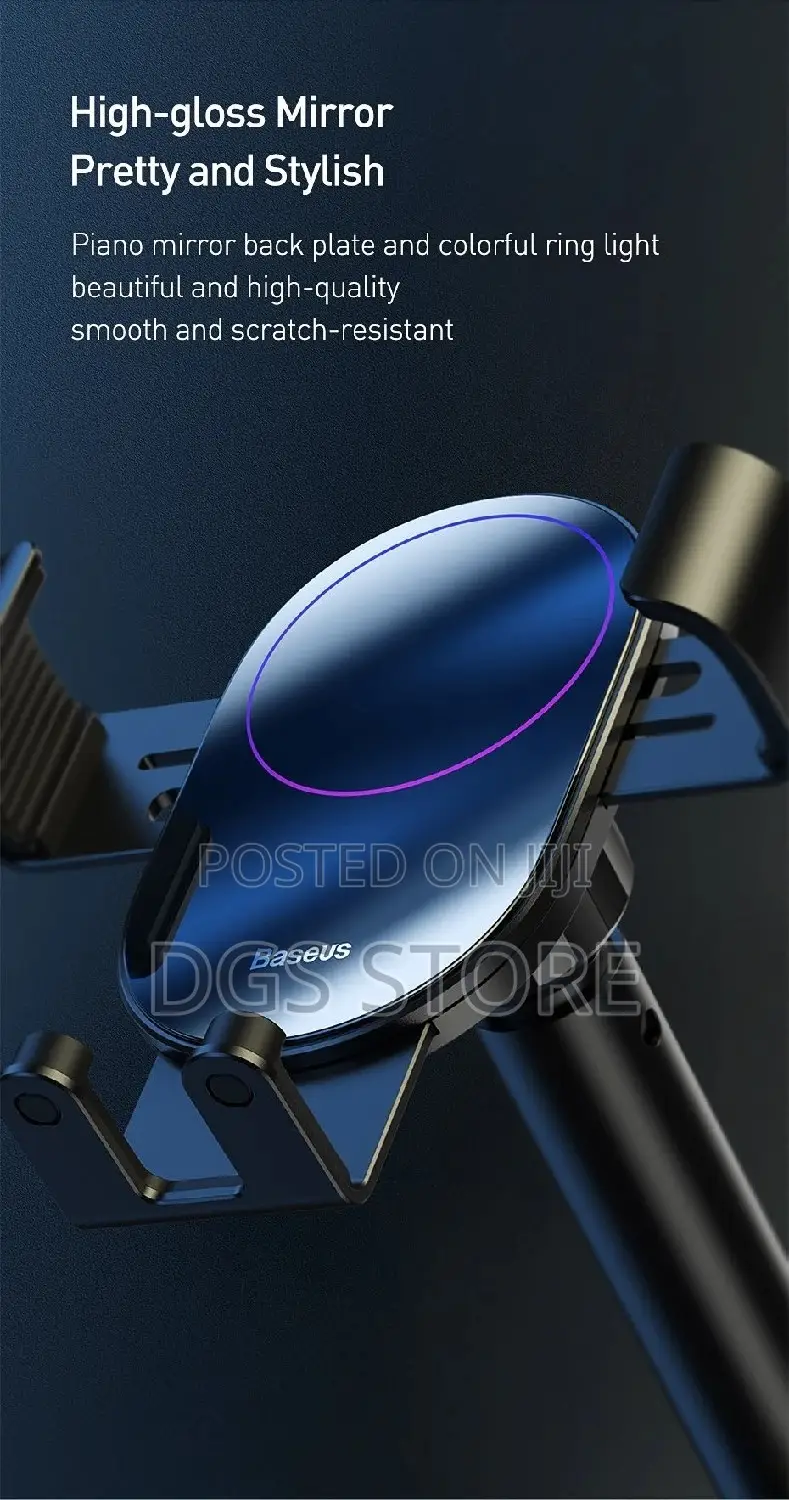 Baseus Simplism Gravity Car Mount Holder With Suction Base