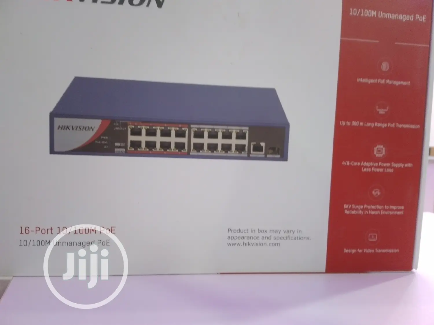 Hikvision 16-Port Long-Range Poe Switch DS-3E0318P-E/M(B)