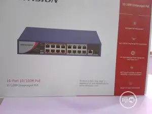 Hikvision 16-Port Long-Range Poe Switch DS-3E0318P-E/M(B)