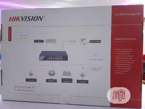 Hikvision 16-Port Long-Range Poe Switch DS-3E0318P-E/M(B)