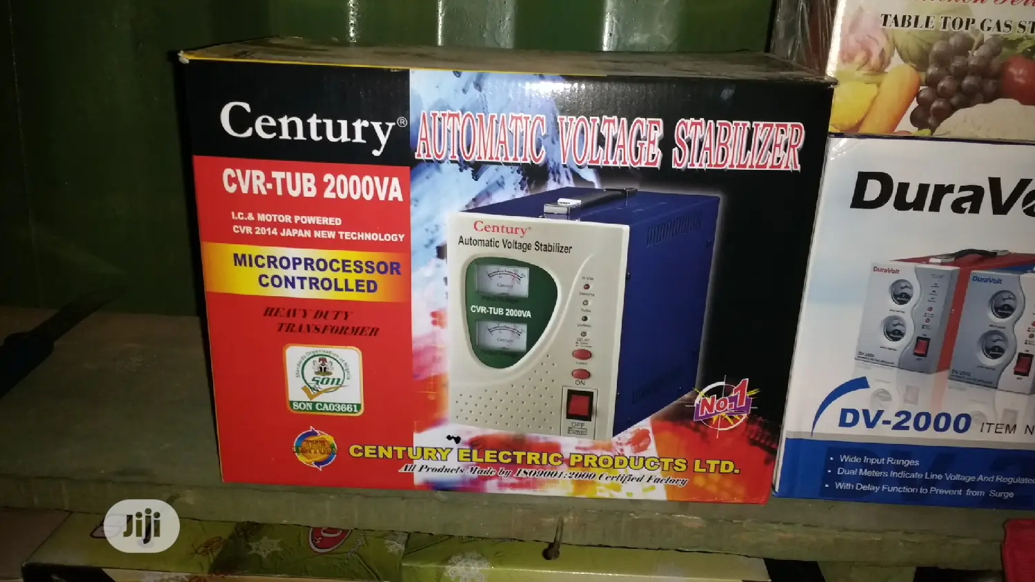 Century 2000w Stabilizer/Voltage Regulator (Cvr-Tub-2000va)
