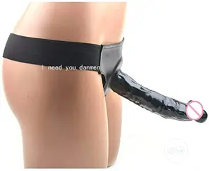 Black Strap on Dildo Sex Adult Toy