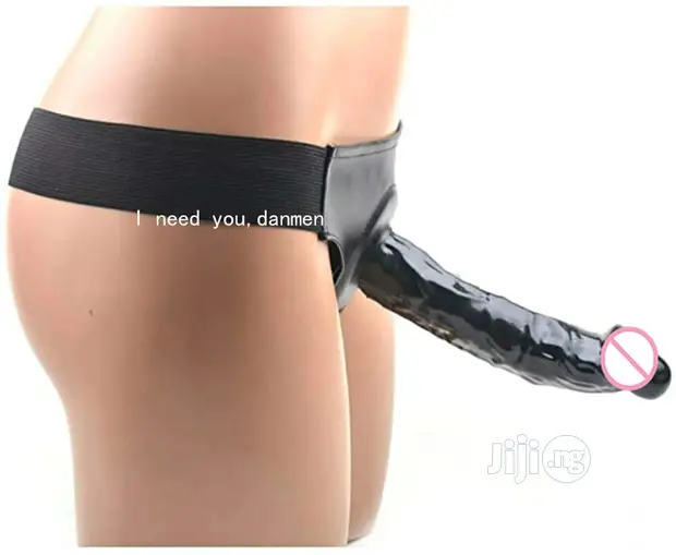 Silicone Leather Belt Black Dildo Harness Strap on Sex Toys for sale