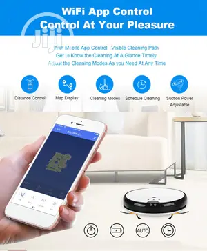 APP Sweeping Mopping WIFI Robot Vacuum Cleaner