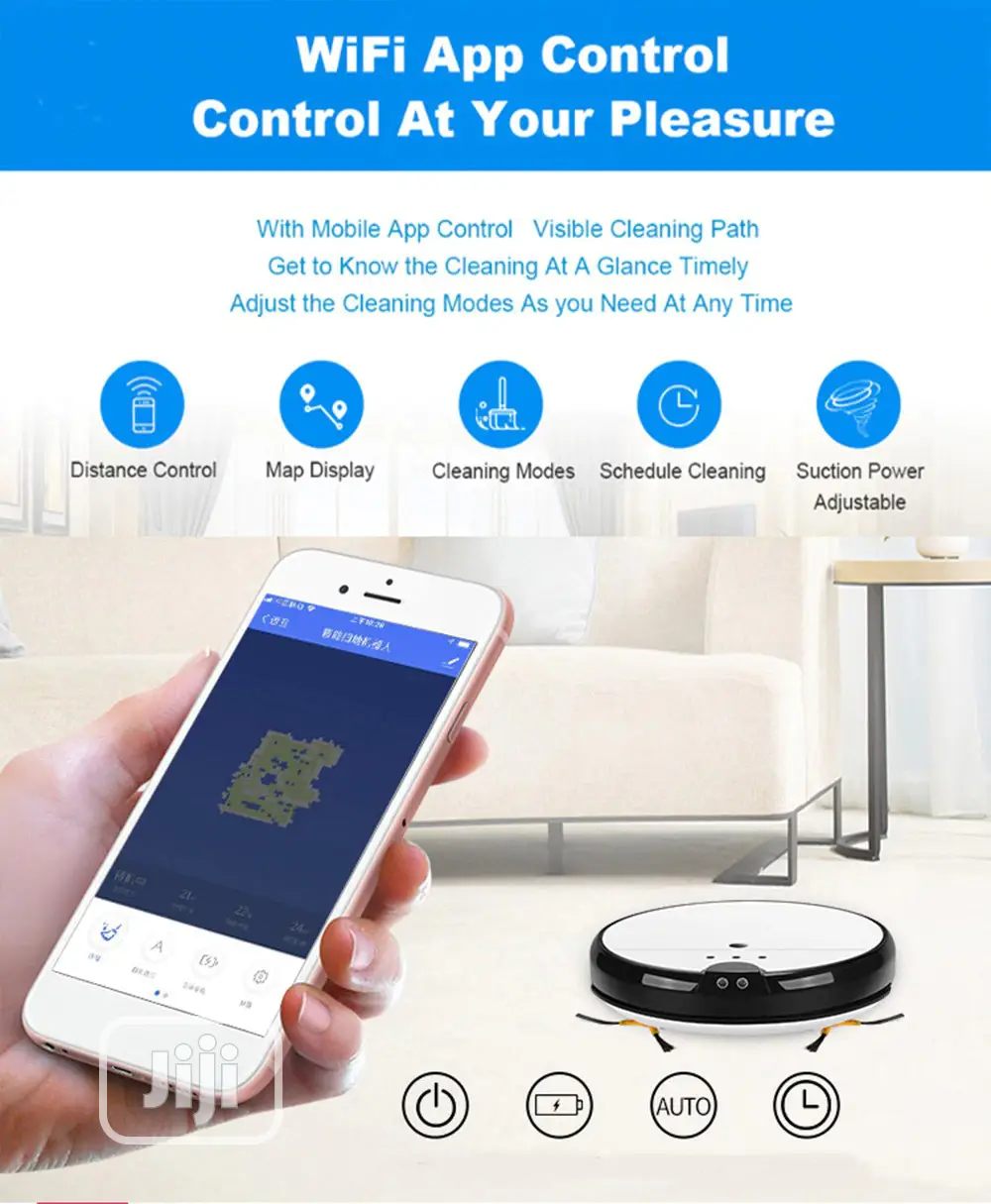 Smart Robot Vacuum Cleaner Using APP Wifi Control