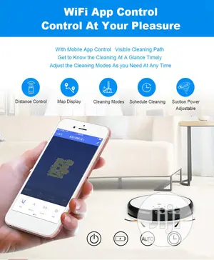 Smart Robot Vacuum Cleaner Using APP Wifi Control